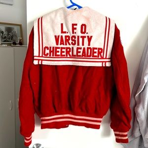 Vintage cheerleading jacket
